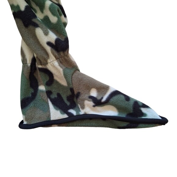 Adult Fleece Camouflage Hooded Onesie Pajamas, Snug As A Bug Large - Picture 7 of 9